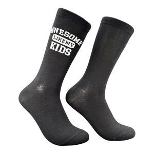 Awesome Like My Kids Socks Funny Sarcastic Mothers Day Graphic Novelty Footwear
